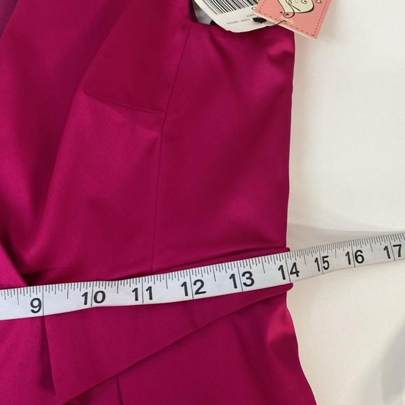 Phoebe Couture Mini Cocktail Dress 6 Pink Retail $298 - Picture 8 of 13